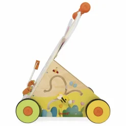 New Janod Chariot lapin Multicolore