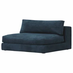Online Panac Edition Chauffeuse 2 places Bellechasse en velours brut - 120 cm | Bleu marine