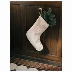 Enfant Ferm Living Décoration De Fête*Chaussette de Noël Vela en coton bio |