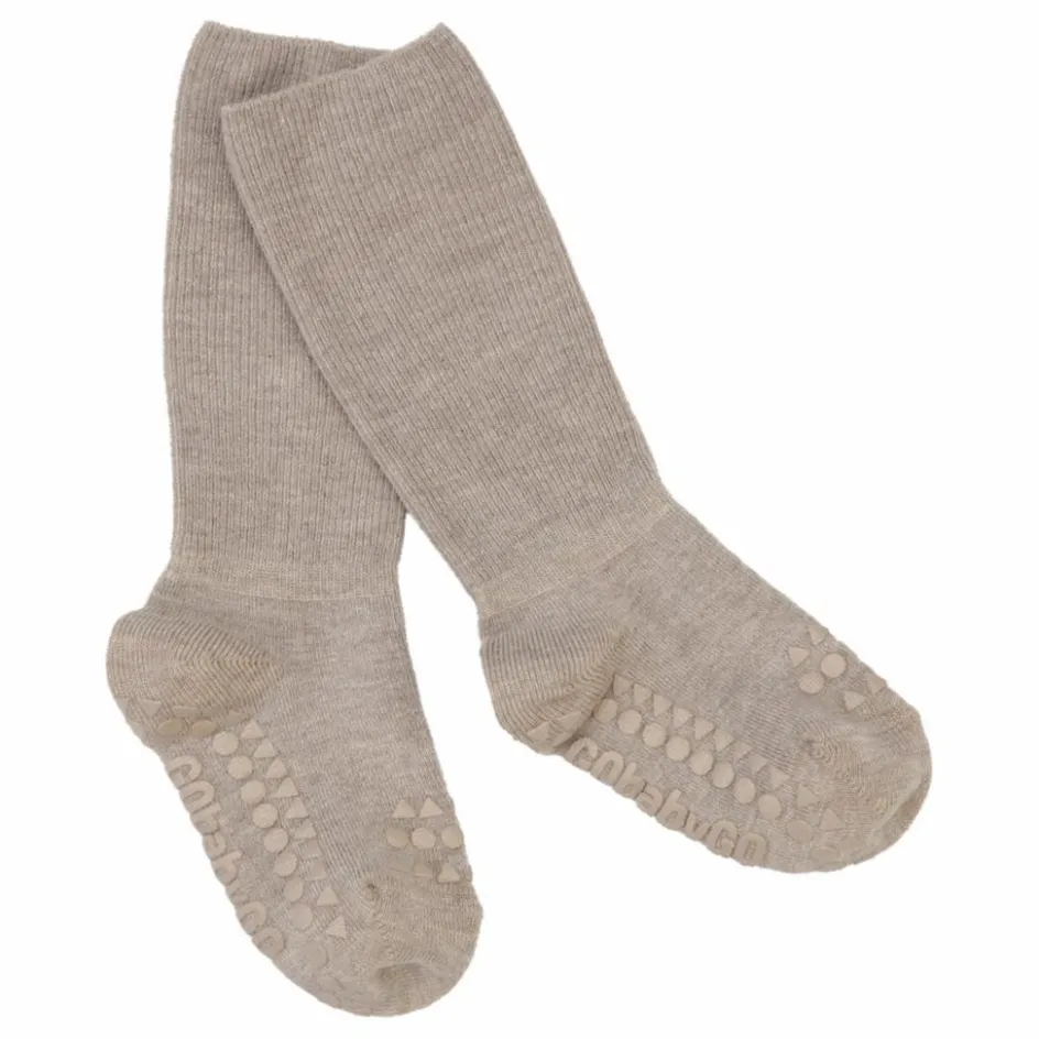 Discount GOBABYGO Chaussettes Antidérapantes en Bambou | Beige
