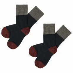 Best FUB Chaussettes Colorblock Laine | Bleu marine