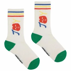 Bobo Choses Chaussettes Cœur Coton Bio | Ecru