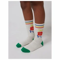 Bobo Choses Chaussettes Cœur Coton Bio | Ecru