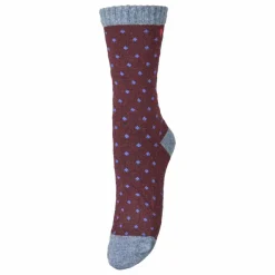 Sale Becksöndergaard Chaussettes Dotted Wola Laine | Ivoire