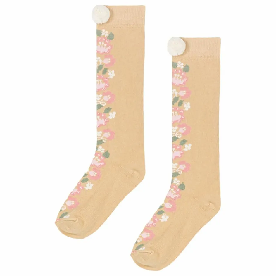 Discount Chaussettes Hautes Chelie Fleurie | Enfant Nuit, Sous-Vêtements|Pyjamas, Sous-Vêtements