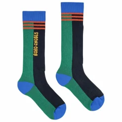 Enfant Bobo Choses Nuit, Sous-Vêtements|Nuit, Sous-Vêtements*Chaussettes Hautes Rayées Coton Bio |