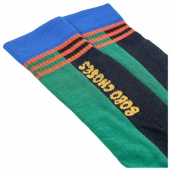 Enfant Bobo Choses Nuit, Sous-Vêtements|Nuit, Sous-Vêtements*Chaussettes Hautes Rayées Coton Bio |