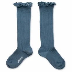 Outlet Collégien Chaussettes Joséphine | Bleu foncé
