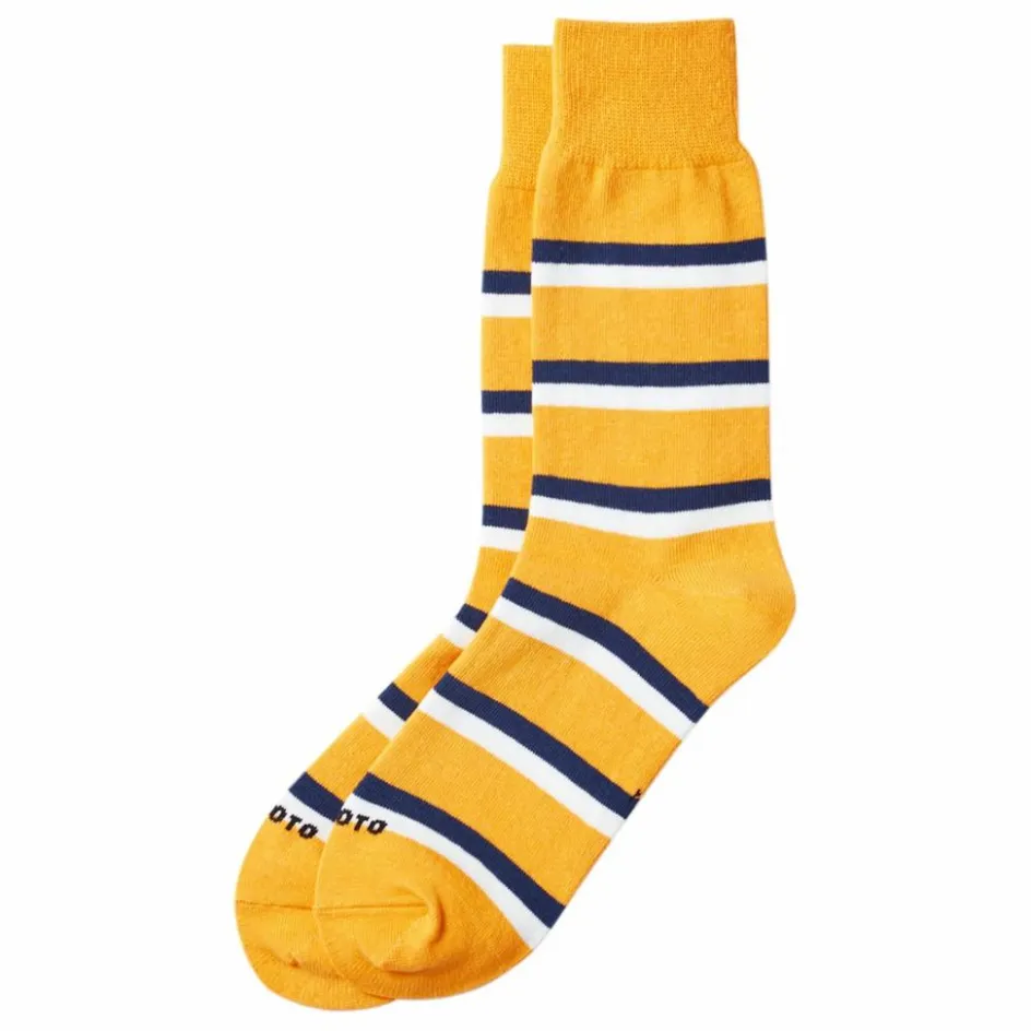 Best RoToTo Chaussettes Rugby Rayures | Jaune