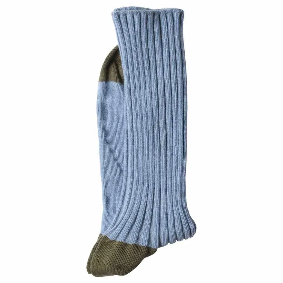 Clearance La cerise sur le gâteau Chaussettes Yvette | Bleu ciel
