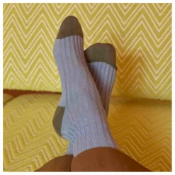 Clearance La cerise sur le gâteau Chaussettes Yvette | Bleu ciel