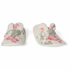 garbo&friends Chaussons en éponge Grapes Pink|Enfant Chaussons|Chaussons