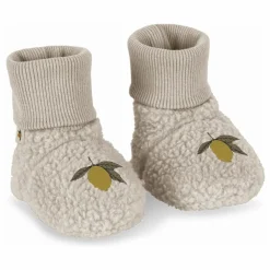 Konges Sløjd Chaussons|Cadeau De Naissance*Chaussons Façon Sherpa Safa Citron |