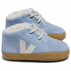 Best Veja Chaussons Fourrées Lacets Baby | Bleu Clair