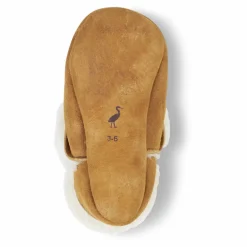 Clearance Petit Nord Chaussons Fourrés Shearling Bootie | Cognac