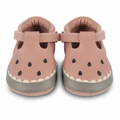 Outlet Donsje Chaussons Nanoe Pastèque Cuir | Rose