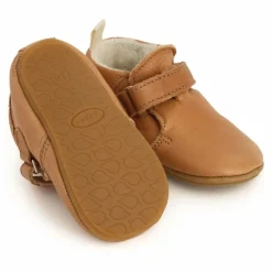 Sale Lazare Chaussons Ultra Souples Fourrés Achille | Marron
