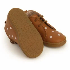 Clearance Lazare Chaussures Premiers Pas Coeurs Raoul | Camel