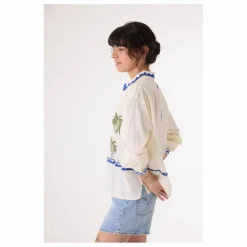 Sacrécoeur Chemise Ali Jungle Brodée ||Femme Blouses, Chemises