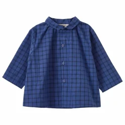 Best Caramel Chemise Aloe Carreaux | Bleu