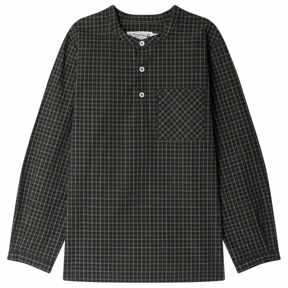 Outlet Bonpoint Chemise Artiste Coton Bio | Noir