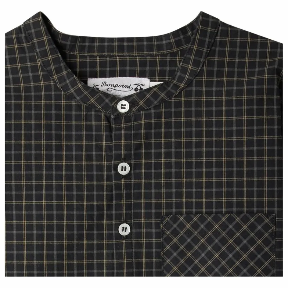 Outlet Bonpoint Chemise Artiste Coton Bio | Noir