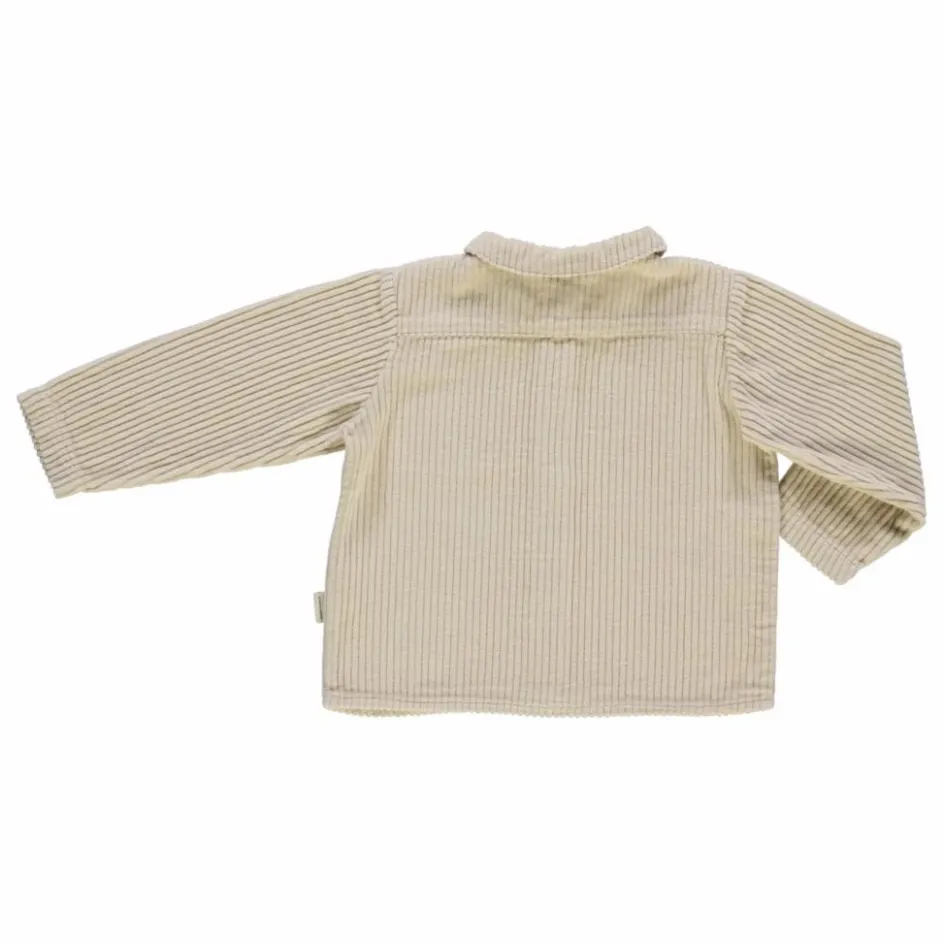 Hot Poudre Organic Chemise Belladone Velours Côtelé | Beige