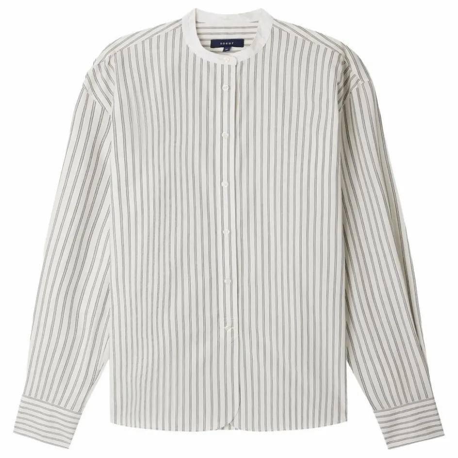 Femme Soeur Blouses, Chemises*Chemise Bermudes Rayée Coton Bio |