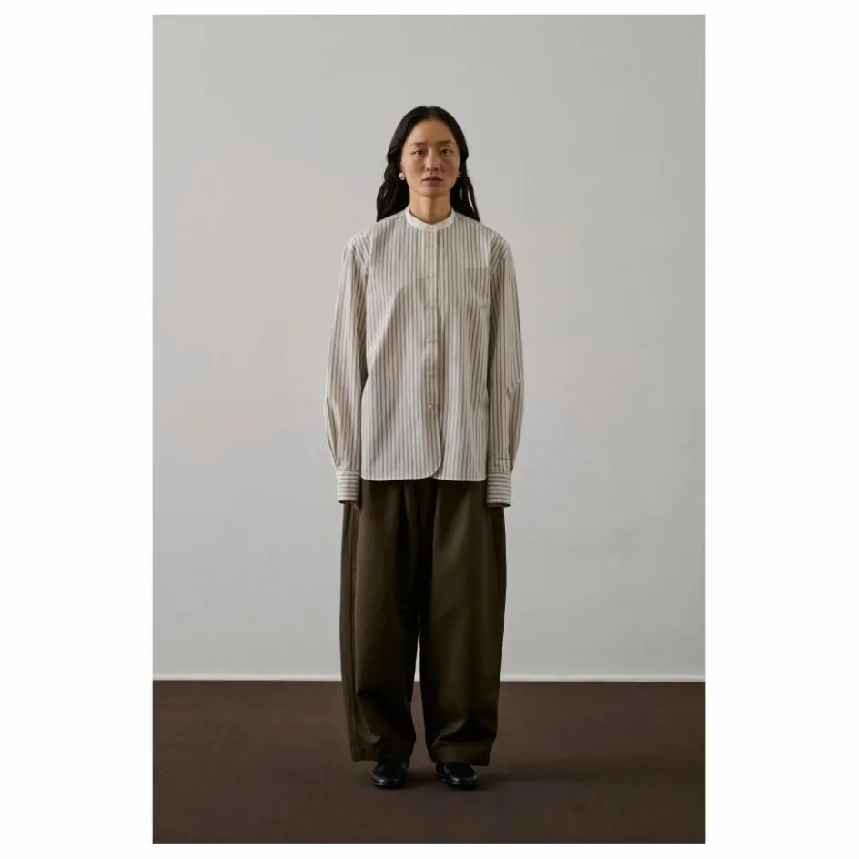 Femme Soeur Blouses, Chemises*Chemise Bermudes Rayée Coton Bio |