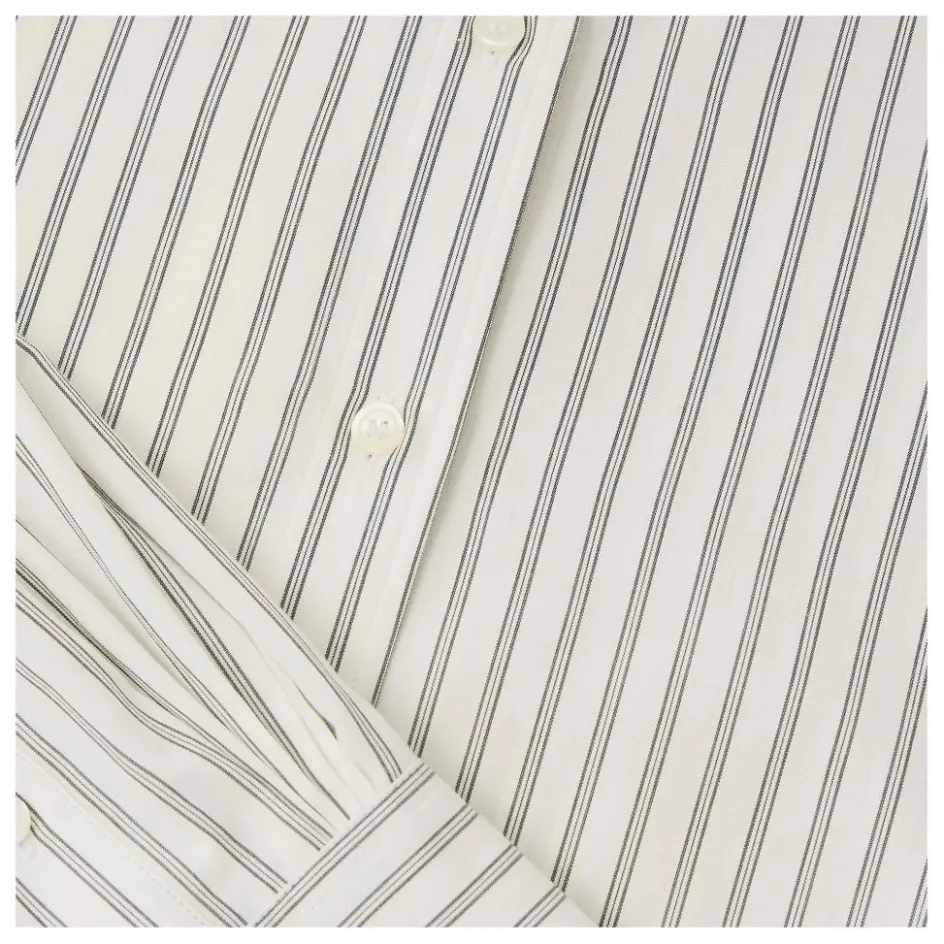 Femme Soeur Blouses, Chemises*Chemise Bermudes Rayée Coton Bio |