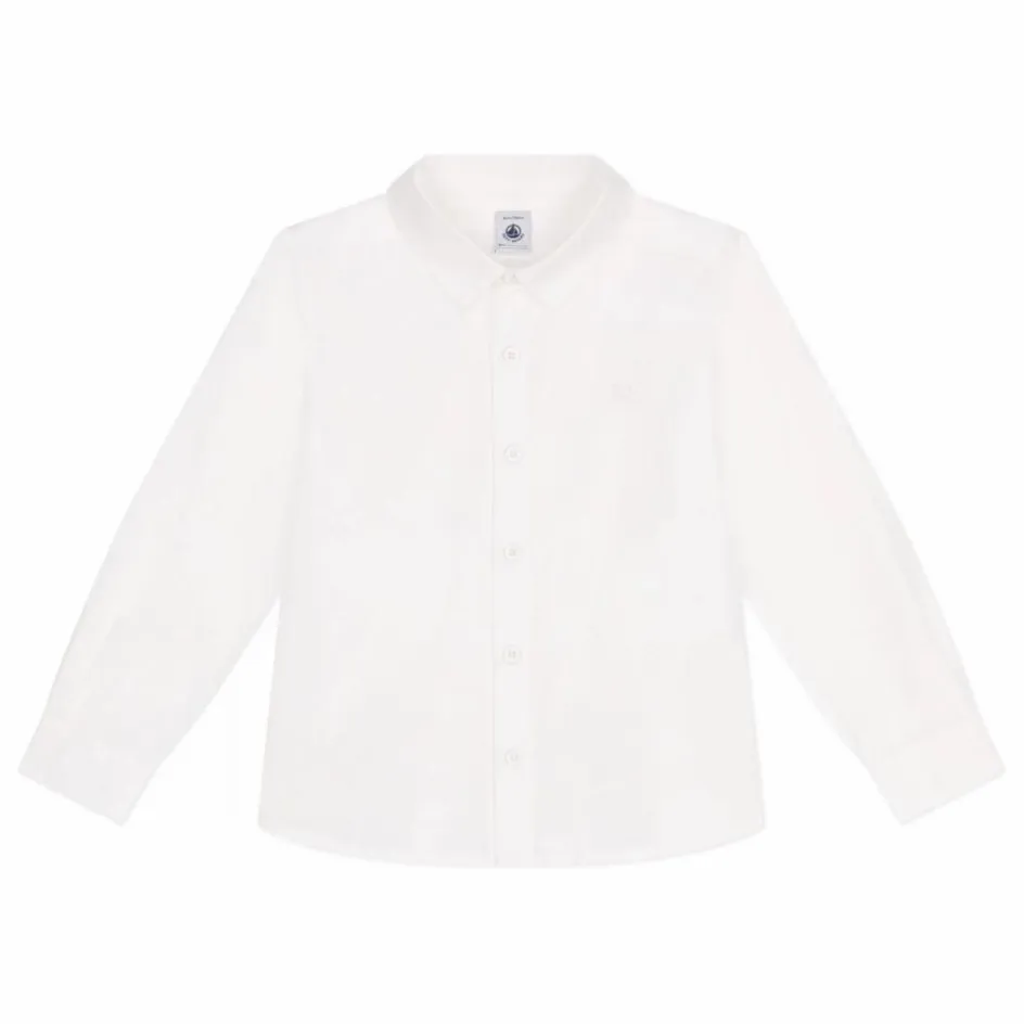 Online Petit Bateau Chemise Beyond Coton Bio | Blanc