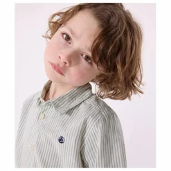 Enfant Petit Bateau T-Shirts, Chemises*Chemise Bresil Popeline Coton Bio |