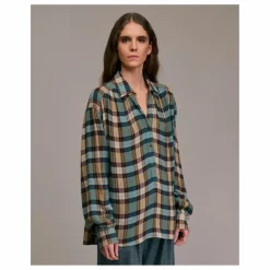 Online Chemise Calbiza Tartan | Femme Blouses, Chemises