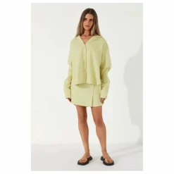 Zulu & Zephyr Chemise Celery Lin ||Femme Blouses, Chemises