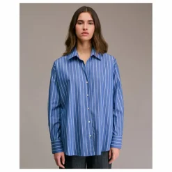 Clearance Diega Chemise Cirilla Rayée | Bleu