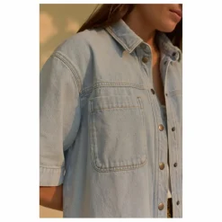 Marlot Paris Chemise Colette Denim - Collection Femme ||Femme Blouses, Chemises