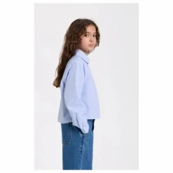 Best Smallable Kid Chemise Courte Clara Rayée | Bleu Clair