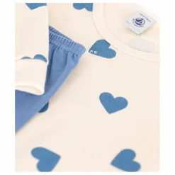Petit Bateau Chemise de Nuit Molleton Cœurs ||Enfant Nuit, Sous-Vêtements