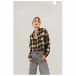 Sacrécoeur Chemise Elisa Crosby Carreaux ||Femme Blouses, Chemises