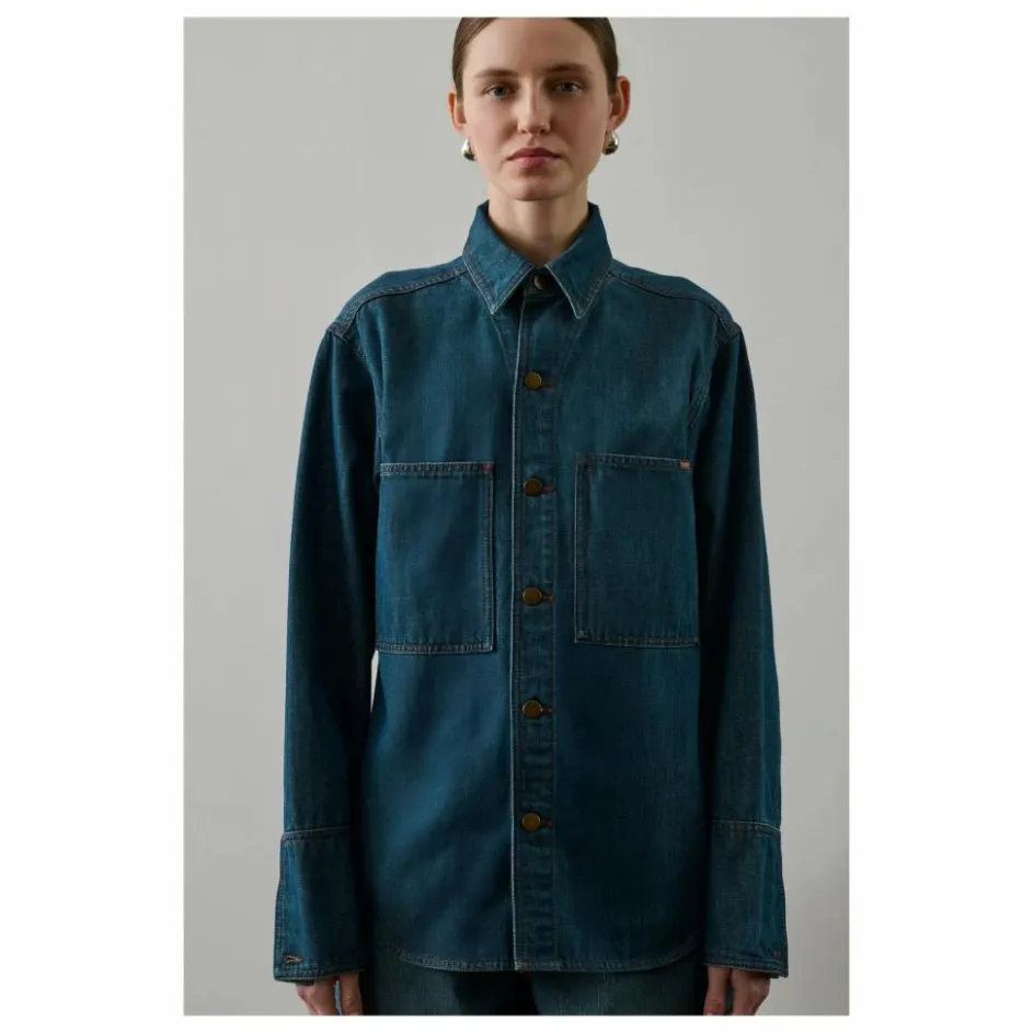 New Soeur Chemise Garance Denim | Bleu