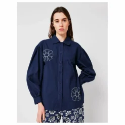 Discount Chemise Kaleidoscope Brodée Coton Bio - Collection Femme | Femme Blouses, Chemises