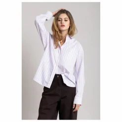 Chemise Kanel Rayée | Lilas Femme Blouses, Chemises