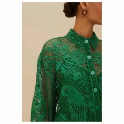 Femme Farm Rio Blouses, Chemises*Chemise Landscape Guipure |