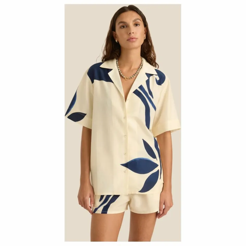 Sale Soleil Soleil Chemise Margot Soie | Ecru