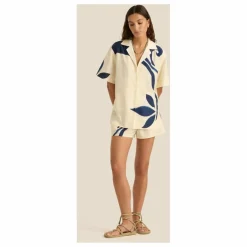 Sale Soleil Soleil Chemise Margot Soie | Ecru