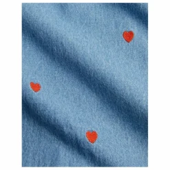 Enfant Mini Rodini Blouses, T-Shirts|Blouses, T-Shirts*Chemise Mini Cœurs Coton Bio |
