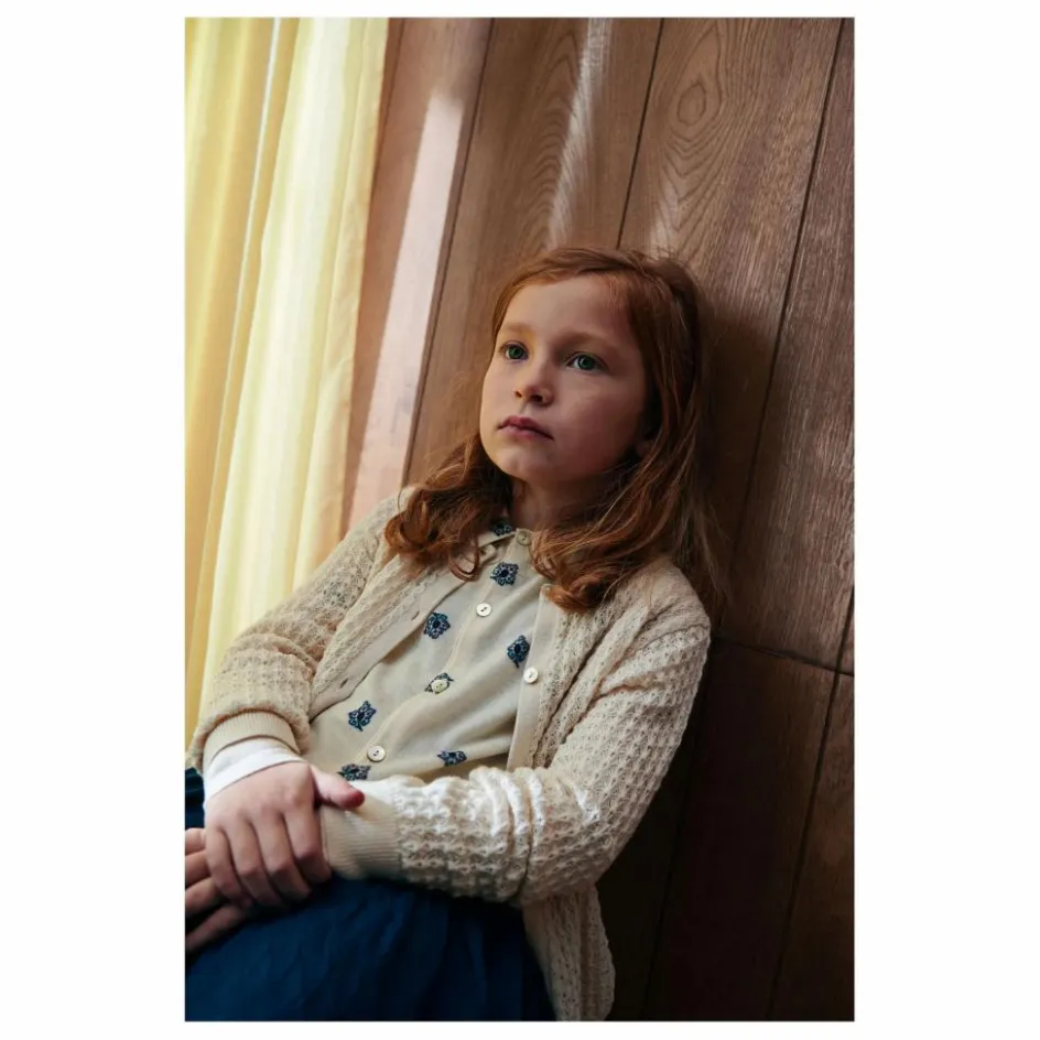 Enfant FUB Blouses, T-Shirts*Chemise Paisley Maille Extra Fine Laine Mérinos |