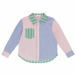 Enfant Cos I Said So Blouses, T-Shirts|Blouses, T-Shirts*Chemise Patchwork Rayée |