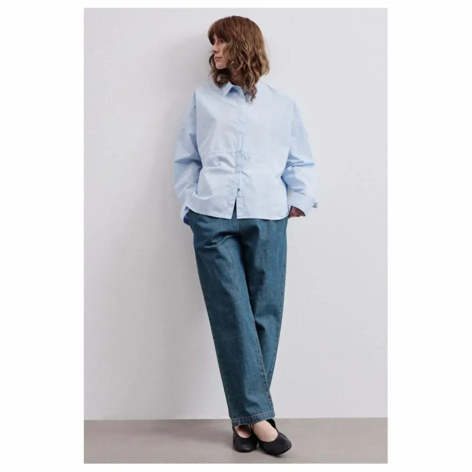 New Chemise Popeline de Coton | Femme Blouses, Chemises