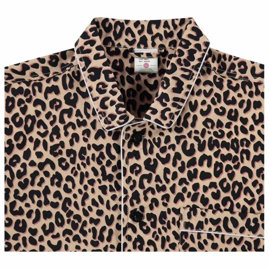 Homme Pockies Sous-Vêtements*Chemise Pyjama Léopard |